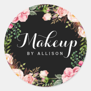 Adesivo Arte De Caligrafia De Artista Makeup
