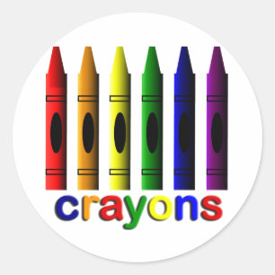 Adesivo Arte de Crayons para Crianças Sticker