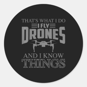 Adesivo Arte de Drone Engraçada Para Homens Mulheres Menin