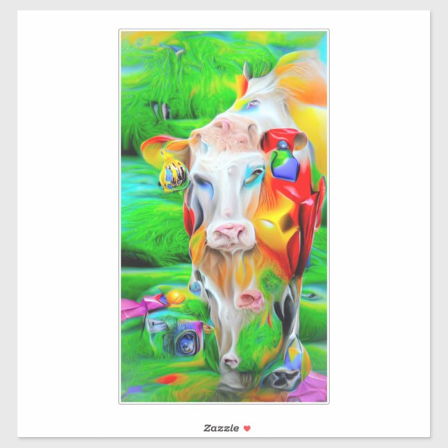 Adesivo Arte de Fazenda Surreal (Folha)