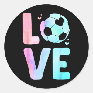Adesivo Arte de Futebol Legal Para Mulheres Meninas Bebê T