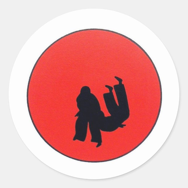 Adesivo Arte De Judo Impressão (Frente)