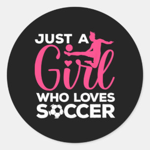Adesivo Arte de Menina de Futebol Para Meninas Crianças Be