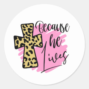 Adesivo Arte de palavras Cool Jesus lives