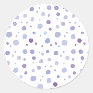 Adesivo Arte de Pontos com Pinceladas Orgânicas Fofas