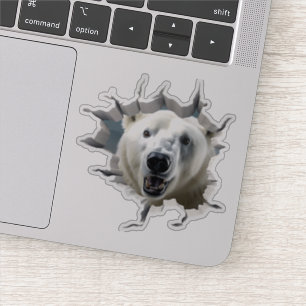 Adesivo Arte de Quebra de Parede Polar 3D - Safari Realist