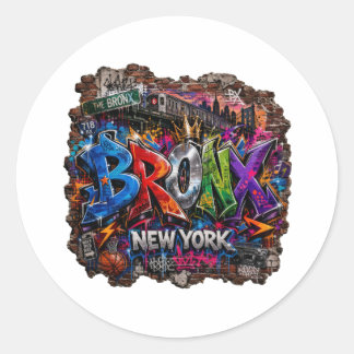 Adesivo Arte de Rua Grafite Urbano Bronx Nova York