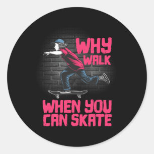 Adesivo Arte de skate legal para homens e mulheres Skate