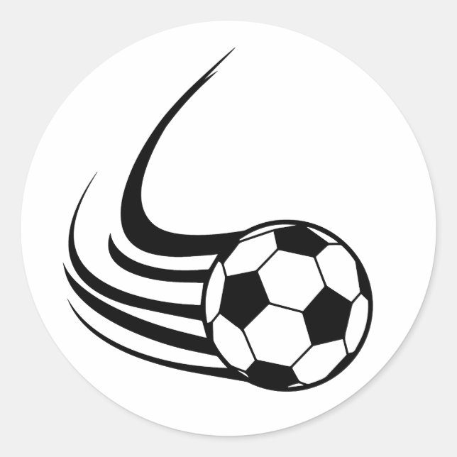 Adesivo Arte de Velocidade do Futebol (Frente)