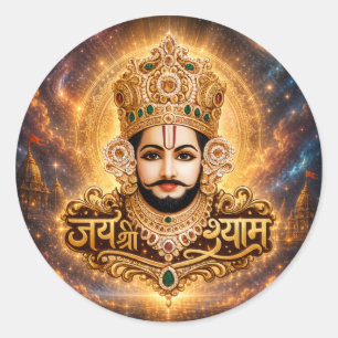 Adesivo Arte Devocional Jai Shri Khatu Shyam Ji