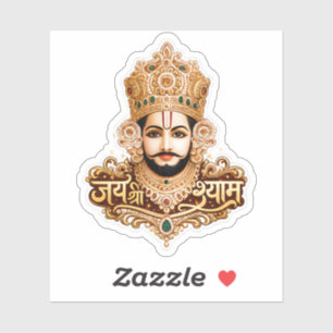 Adesivo Arte Devocional Jai Shri Khatu Shyam Ji