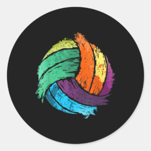 Adesivo Arte Diversão De Voleibol Para Meninas Voleibol Fe
