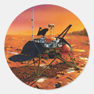 Adesivo Arte do Conceito Artístico do Mars Polar Lander da