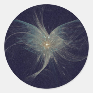 Adesivo Arte do Fractal do anjo do inverno
