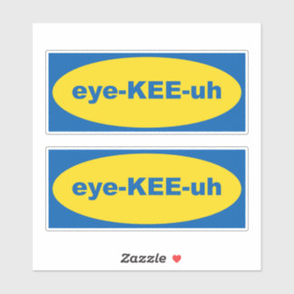 Adesivo Arte do Logotipo da IKEA