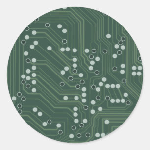 Adesivo Arte do Padrão de Fundo do Conselho de Circuito Ve
