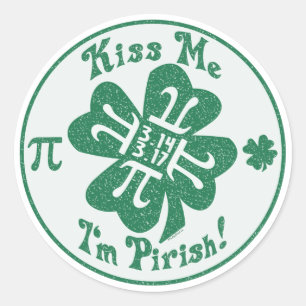 Adesivo Arte do Partido Pi-Rish