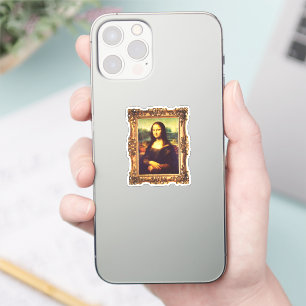 Adesivo Arte do Renascimento emoldurada: Mona Lisa por Da