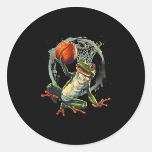 Adesivo Arte do Slam Dunk do Sapo Rã Sketll Hoop