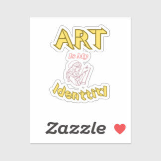 Adesivo Arte é o meu autocolante