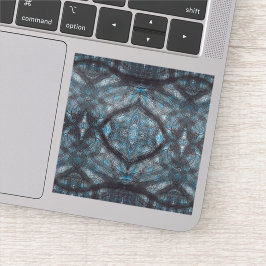 Adesivo Arte em Aquarela Abstrata Entre Azul