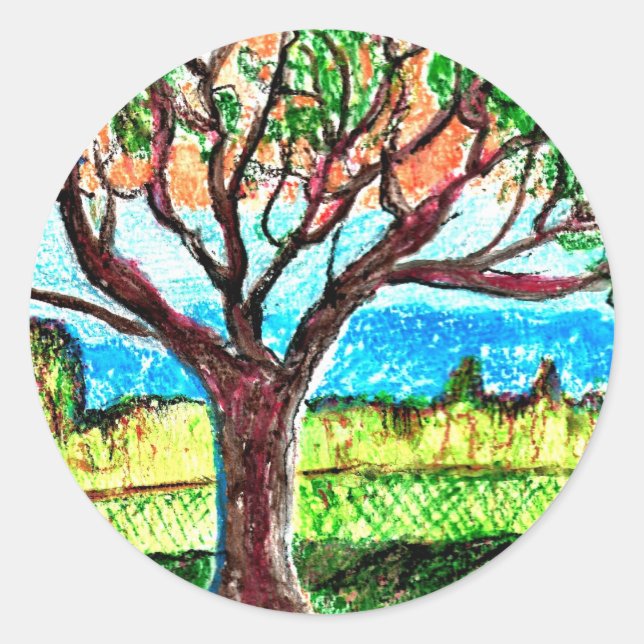 Adesivo Arte em árvore (Frente)