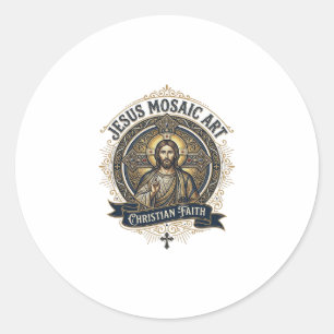 Adesivo Arte em Mosaico de Jesus Arte em Mosaico de Jesus 