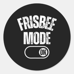 Adesivo Arte engraçada de Frisbee para homens e mulheres d