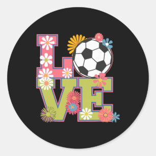 Adesivo Arte engraçada de futebol para mulheres Jogadoras