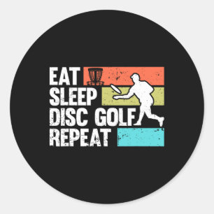 Adesivo Arte engraçada de golfe de disco para homens e mul