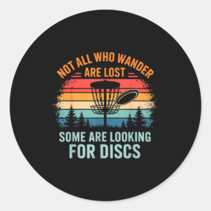 Adesivo Arte engraçada de golfe de disco para homens e mul