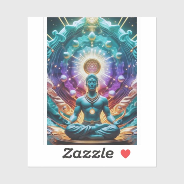 Adesivo Arte Espiritual Sagrada Mandala (Folha)