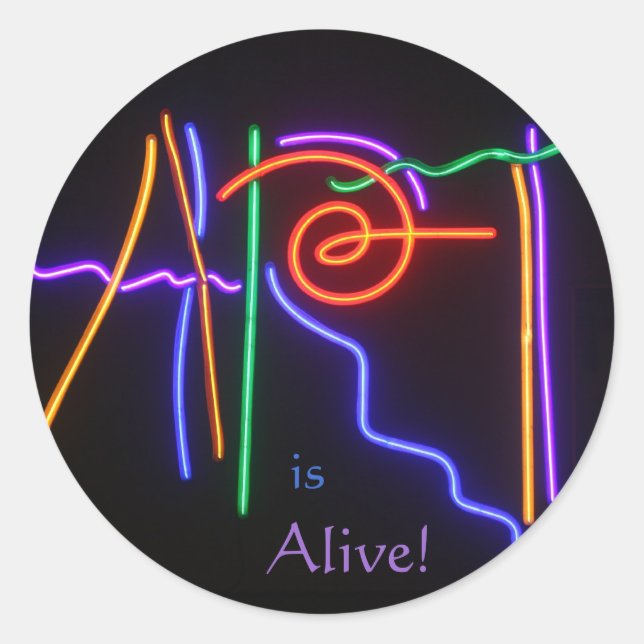 Adesivo Arte está viva! (Frente)