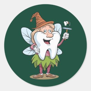 Adesivo Arte Fada Mágica dos Dentes