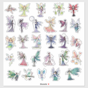 Adesivo Arte feericamente do país das fadas das fadas de