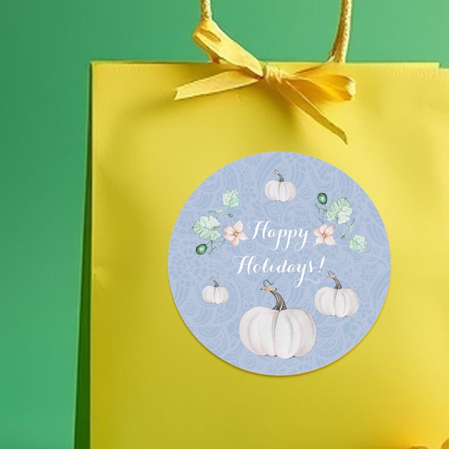 Adesivo Arte Floral De Aquarela Branca (Criador carregado)