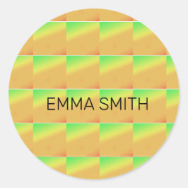 Adesivo Arte Geométrica, Cores Solares Tropicais Africanas