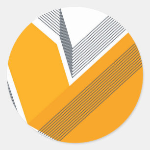 Adesivo Arte geométrica moderna, legal, na moda, urbana,