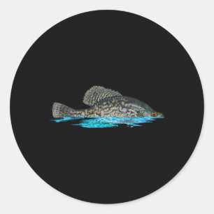 Adesivo Arte Gráfica de Pesca de Peixe Crappie Peixe Crapp