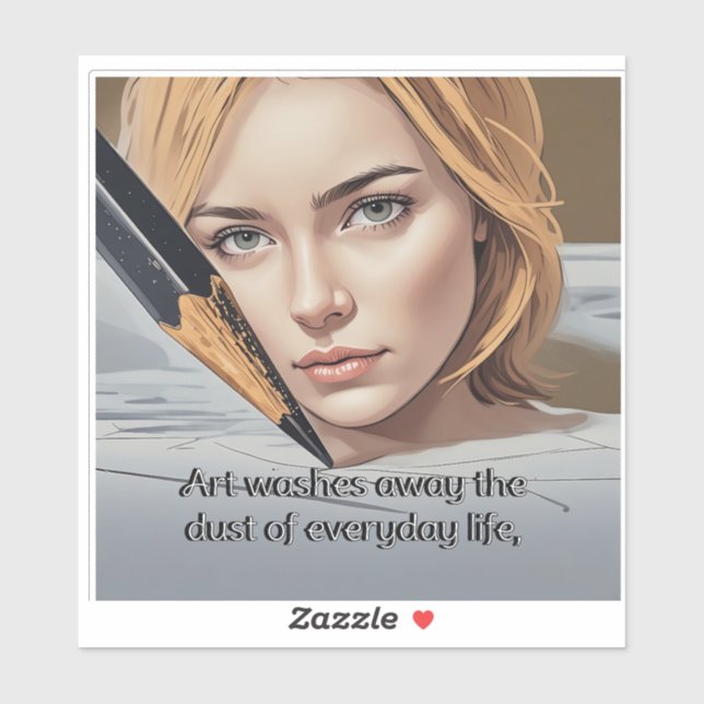 Adesivo Arte lava a poeira do dia a dia (Folha)