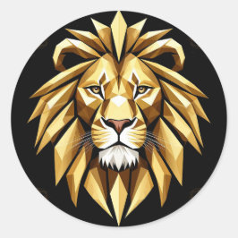 Adesivo Arte Lônica abstrato Geométrica com Tom Dourado In