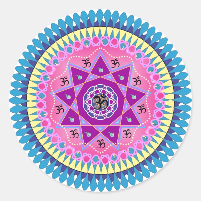 Adesivo Arte Mandala (Frente)