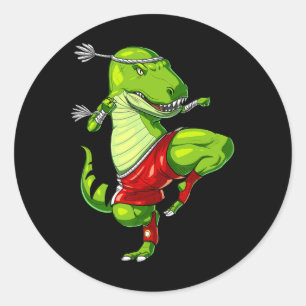 Adesivo Arte Marcial de Boxe Tailandês Muay Thai de Dinoss