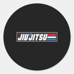 Adesivo Arte Marcial Jiu Jitsu BJJ Guerreiro Lutador Gráfi