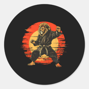 Adesivo Arte Marcial Judô Mma Taekwondo Leão Kickboxing