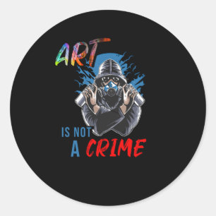 Adesivo Arte não é crime