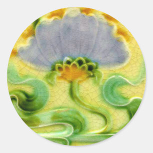 Adesivo Arte Nouveau das artes e dos artesanatos do design