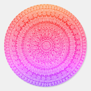 Adesivo Arte Original de Mandala Multicolor 