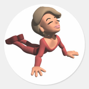 Adesivo Arte para Perda de Yoga