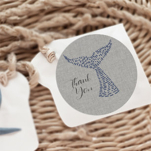 Adesivo Arte Personalizada de Cauda de Baleia Náutica